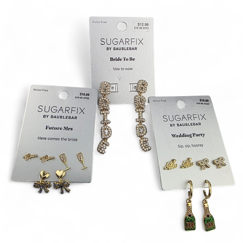 BaubleBar Sugarfix Bride Earring Set